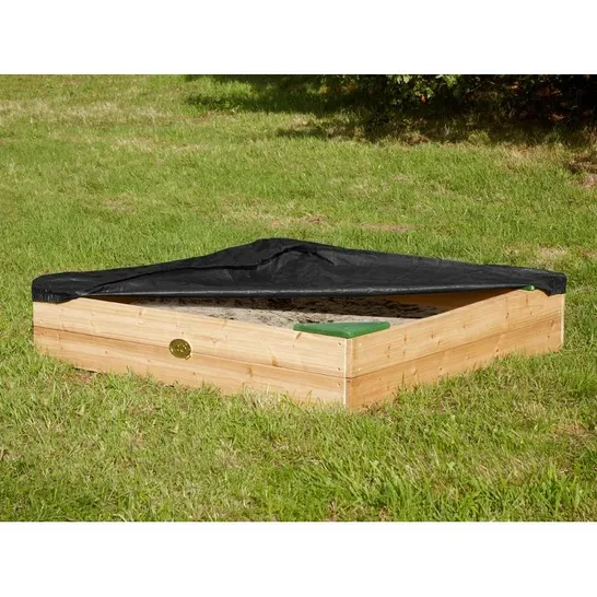 BOXED AMY 115cm X 22cm WOOD SANDBOX WITH STORAGE (1 BOX)