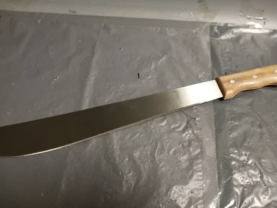 WOODEN HANDELED 18" MACHETTE