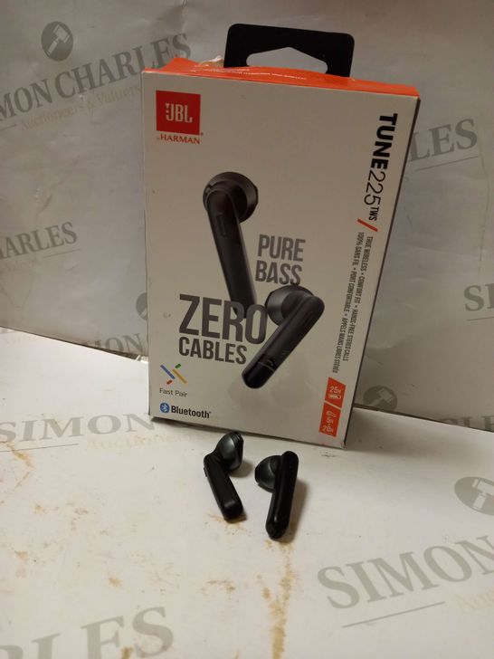 JBL PURE BASS ZERO CABLES TUNE 225 EAR BUDS