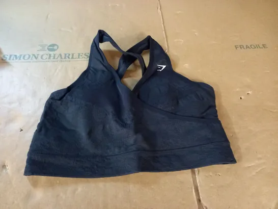 GYMSHARK BLACK TRAINING BRAS - XXL