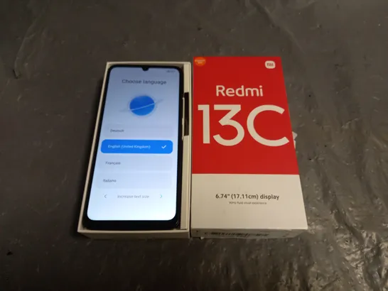 BOXED REDMI 13C ANDROID SMARTPHONE