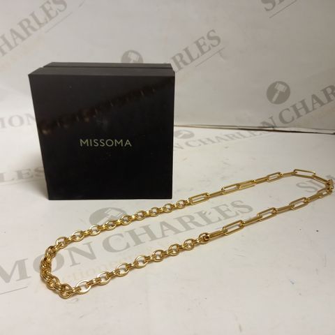 MISSOMA DECONSTRUCTED AXIOM 18CT GOLD PLATED CHAIN NECKLACE