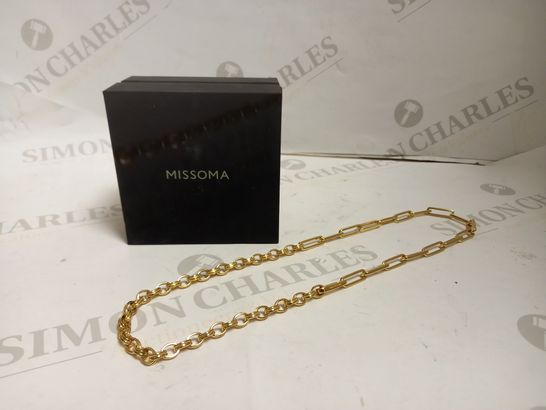 MISSOMA DECONSTRUCTED AXIOM 18CT GOLD PLATED CHAIN NECKLACE
