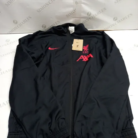 NIKE X LIVERPOOL TRACKSUIT JACKET IN BLACK - SMALL