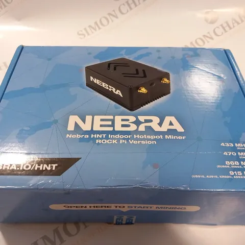 BOXED NEBRA HNT INDOOR HOTSPOT MINER ROCK PI VERSION