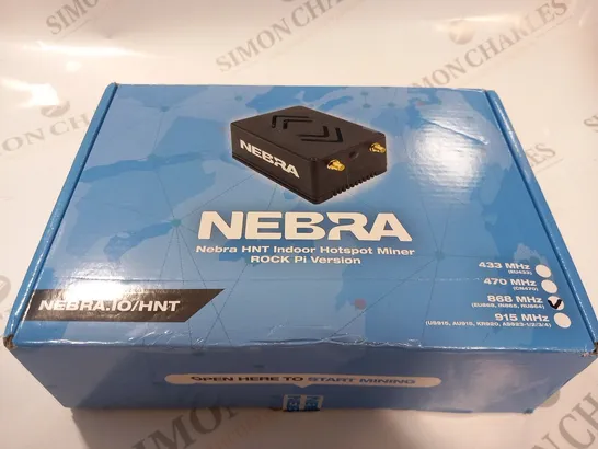 BOXED NEBRA HNT INDOOR HOTSPOT MINER ROCK PI VERSION