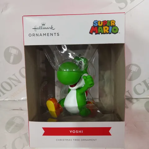 HALLMARK ORNAMENTS SUPER MARIO - YOSHI CHRISTMAS TREE ORNAMENT