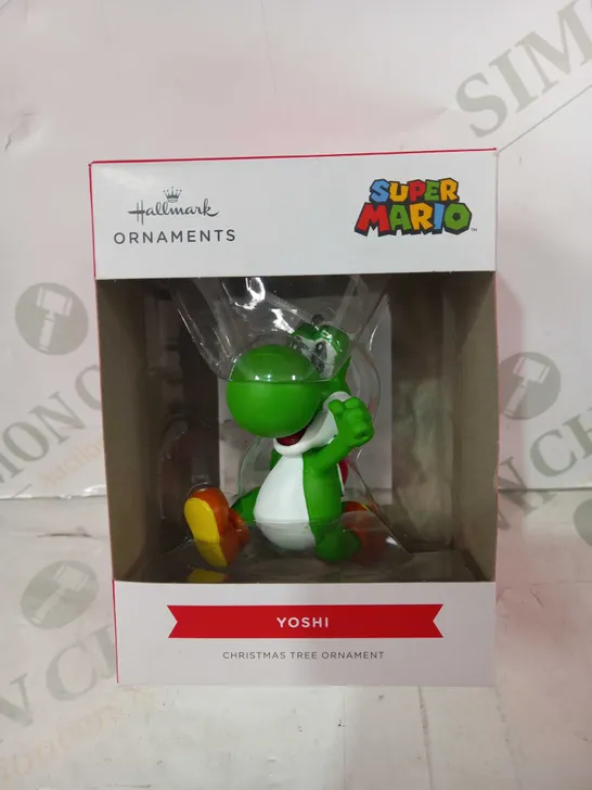 HALLMARK ORNAMENTS SUPER MARIO - YOSHI CHRISTMAS TREE ORNAMENT