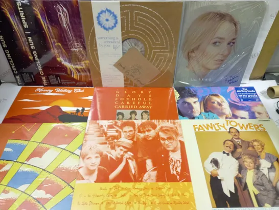 LOT OF 10 ASSORTED VINYLS TO INCLUDE MORNING WALKING CLUB, THE CIRCLING SUN AND THE DARLING BUDS