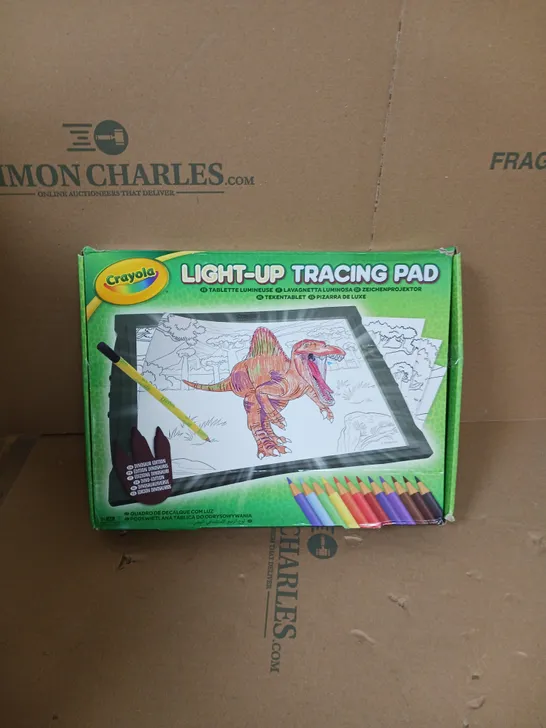 BOXED CRAYOLA DINOSAUR LIGHT-UP TRACING PAD RRP £26.99