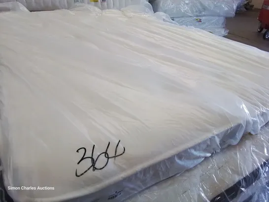 QUALITY BAGGED 4'6" DOUBLE MEMORY OPEN COIL MATTRESS