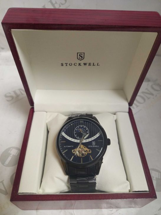 STOCKWELL 1000 EDITION SUN/MOON DIAL AUTOMATIC BRACELET STRAP WRISTWATCH RRP £650