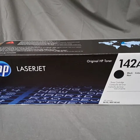 BOXED HP LASERJET TONER CARTRIDGE- 142A BLACK