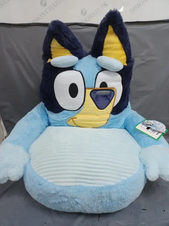 BLUEY PLUSH CHAIR IN BLUE