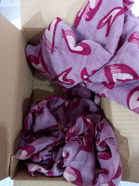 LOT OF 2 OUTLET LOLA ROSE PRINTED INFINITY SCARFS