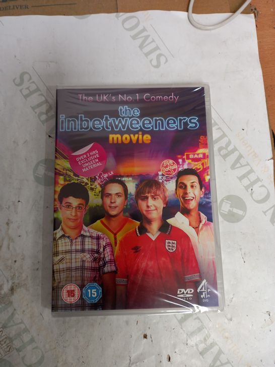 LOT OF APPROX 70 'THE INBETWEENERS MOVIE' DVDS