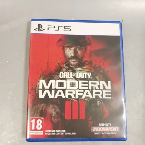 CALL OF DUTY MODERN WARFARE III FOR PS5