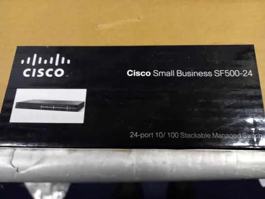 BOXED CISCO SMALL BUSINESS SF500-24 MANAGED SWITCH