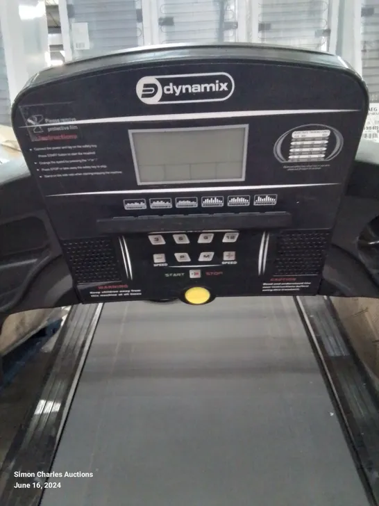 DYNAMIX T2000D FOLDABLE MOTORISED TREADMILL WITH MANUAL INCLINE RRP £329.99