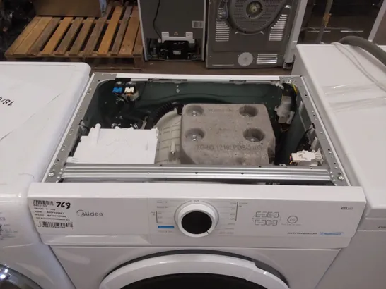 MIDEA 9KG FREESTANDING WASHING MACHINE IN WHITE, MODEL: MF10EW90BA