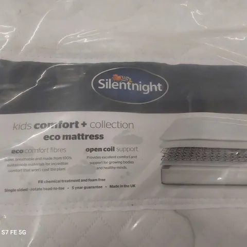 QUALITY BAGGED SILENTNIGHT 3' SINGLE KIDS COMFORT COLLECTION ECO MATTRESS 