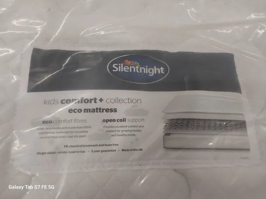 QUALITY BAGGED SILENTNIGHT 3' SINGLE KIDS COMFORT COLLECTION ECO MATTRESS 