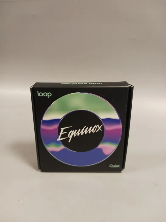 BOXED SEALED LOOP EXPERIENCE EQUINOX EARPLUGS