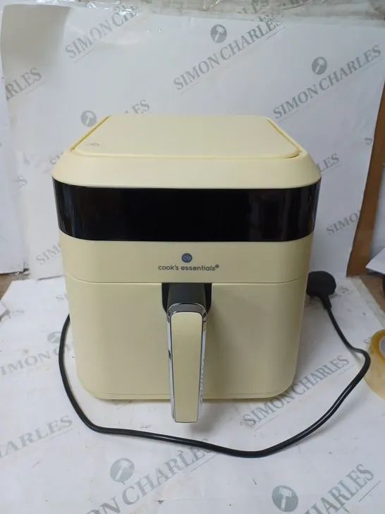 COOKS ESSENTIALS AIR FRYER IN YELLOW