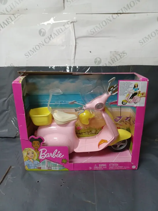 BARBIE SCOOTER PINK/YELLOW