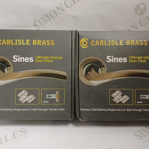 LOT OF 2 X CARLISLE BRASS SINES ULTIMATE DOOR PACKS 