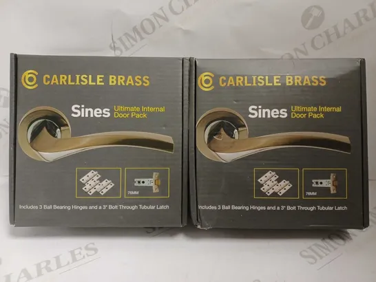 LOT OF 2 X CARLISLE BRASS SINES ULTIMATE DOOR PACKS 