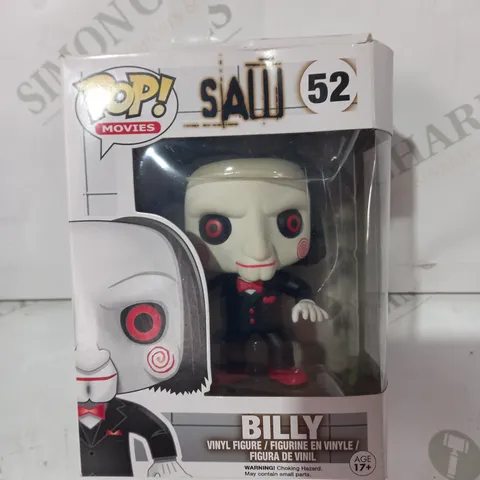 FUNKO POP MOVIES SAW (52) - BILLY VINYL FIGURE