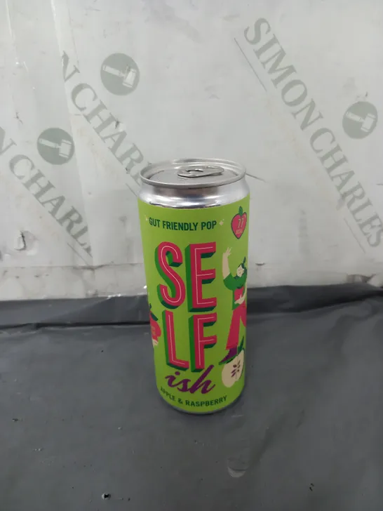 12X SELFISH APPLE&RASPBERRY SPARKLING PREBIOTIC DRINK 