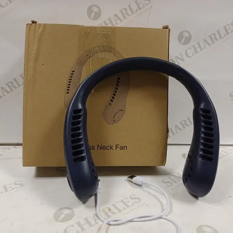 BOXED BLADELESS NAVY NECK FAN 