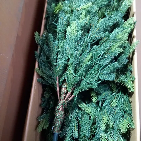 BOXED 6FT PRE LIT UPSWEPT TREE - COLLECTION ONLY