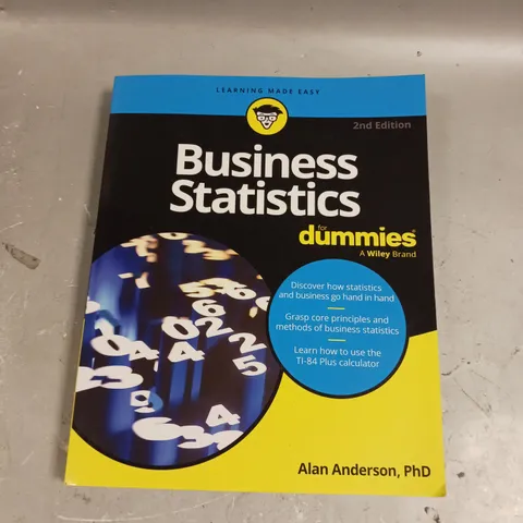 BUSINESS STATISITCS FOR DUMMIES 