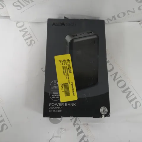 BOXED/SEALED POWER BANK 20000MAH IN BLACK