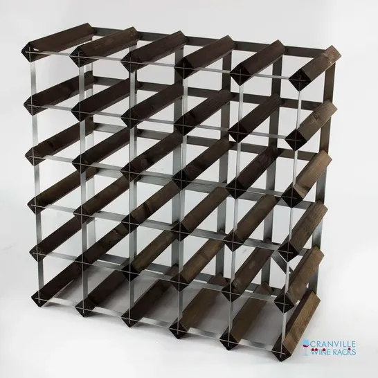 BOXED OLLERTON 30 BOTTLE WINE RACK (1 BOX)