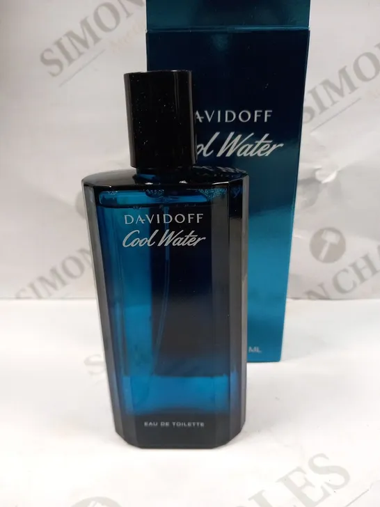 BOXED DAVIDOFF "COOL WATER" EAU DE TOILETTE SPRAY 125ML 