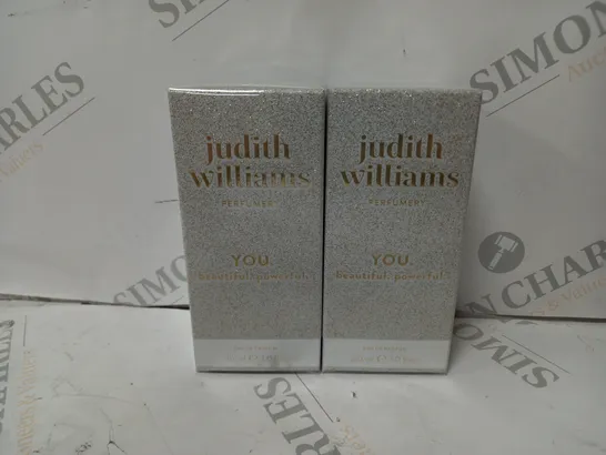 SET OF 2 X 30ML SEALED JUDITH WILLIAMS YOU. EAU DE PARFUM