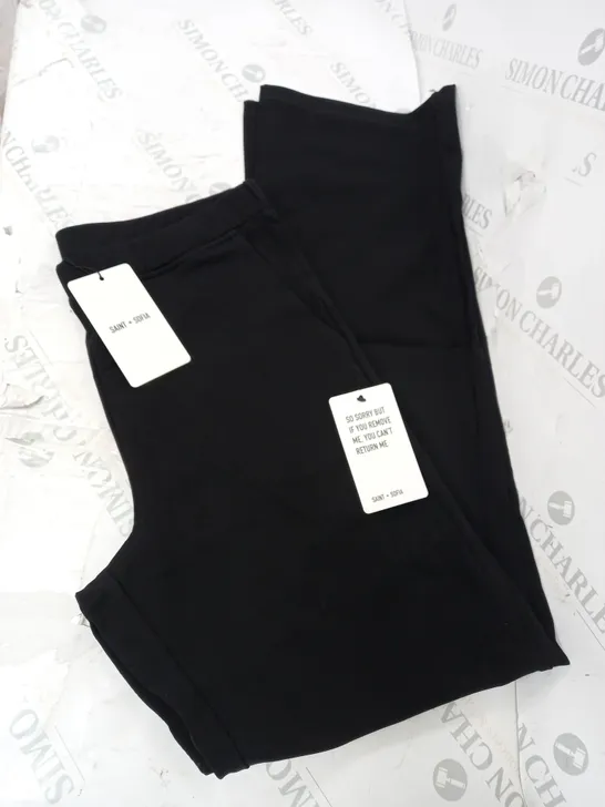 SAINT AND SOFIA BLACK TROUSERS SIZE 12