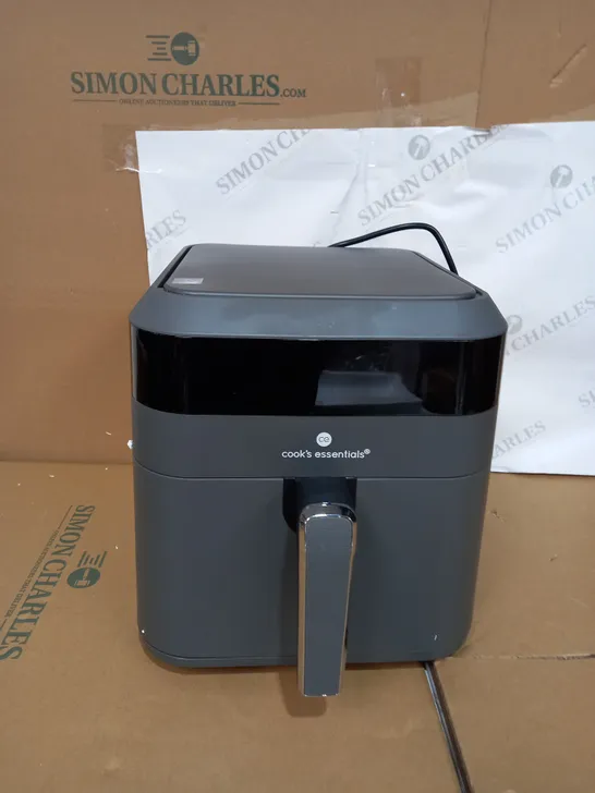 BOXED COOK'S ESSENTIALS 5.8L AIR FRYER IN SLATE GREY