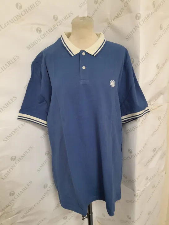 PRETTY GREEN SURVIVAL POLO IN BLUE SIZE XXL RRP £60