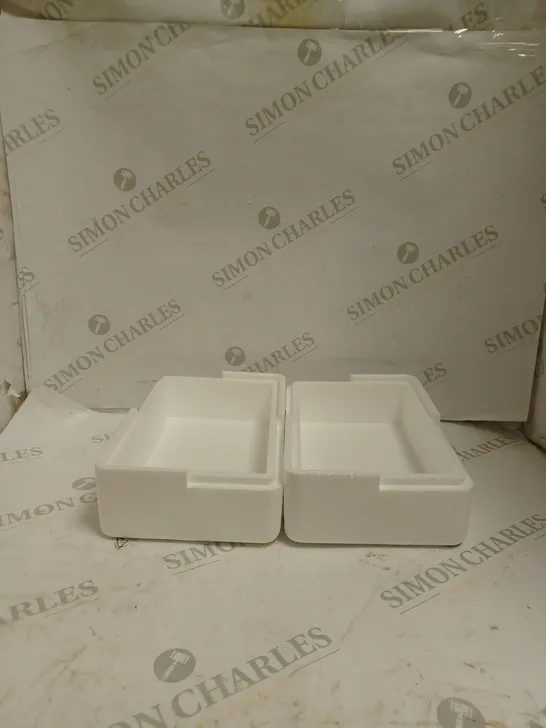 BOX OF APPROX 20 POLYSTYRENE BOXES - SMALL. 