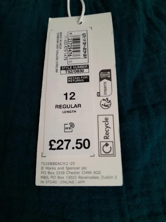 M&S BEACHWEAR TROUSERS - 12 REG