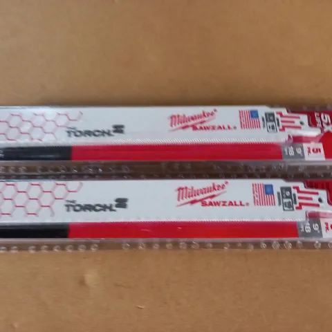 LOT OF 2 5-PACKS OF MILWAUKEE 9" SAWBLADES