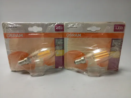 BOX OF APPROX 50 OSRAM LED STAR CLASSIC BULB E14 - 40W