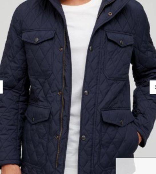 BRAND NEW MENS QUILTED JACKET - NAVY - 2XL RRP £68