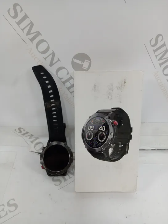 BOXED UNBRANDED BLACK SMART WATCH