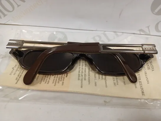 BOX OF APPROX 10 PAIRS OF STING BROWN MELANIN LENSE 6108 SUNGLASSES 